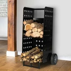 FACILITYS Chariot Porte Bûches En Métal 9 FACILITYS Chariot Porte Bûches En Métal -chariot de jardin Soldes 2024 27749104 5