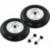 ASUPERMALL Roue De Brouette Avec Axe 2 Pcs PU Solide 4.00-8 390 Mm
