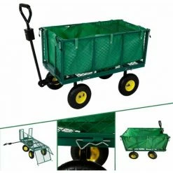 AREBOS Chariot De Transport | 550kg | Chariot De Jardin | Chariot à Outils