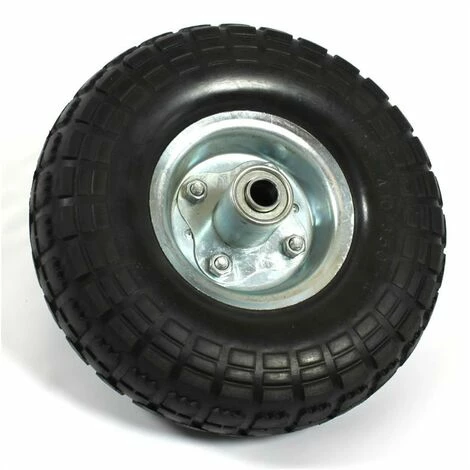 ESTEXO Pneu De Roue De Camion Roue De Diable Pneus PU Caoutchouc Ø 260 Mm 4.10/3.50-4 1 ESTEXO Pneu De Roue De Camion Roue De Diable Pneus PU Caoutchouc Ø 260 Mm 4.10/3.50-4