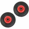 ESTEXO Roue De Secours Pneus PU 3.00-4 2x Caoutchouc Plein Ø 260 Mm Roue De Diable