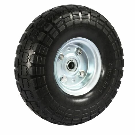 Yaheetech Lot De 4pcs Roue Increvable Remorque Pour Diable Brouette Chariot Jante En Acier 255 Mm 1 Yaheetech Lot De 4pcs Roue Increvable Remorque Pour Diable Brouette Chariot Jante En Acier 255 Mm