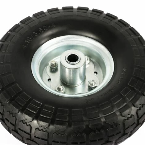 Yaheetech Lot De 4pcs Roue Increvable Remorque Pour Diable Brouette Chariot Jante En Acier 255 Mm 4 Yaheetech Lot De 4pcs Roue Increvable Remorque Pour Diable Brouette Chariot Jante En Acier 255 Mm – Image 4