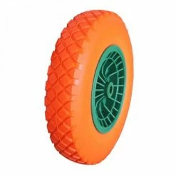 Roue Increvable Pour Brouette 4.8 / 4.00-8 - Orange - Linxor - Orange