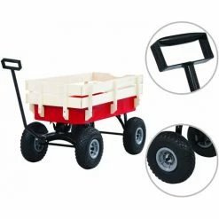 ASUPERMALL Chariot A Main 150 Kg Rouge -chariot de jardin Soldes 2024 31118721 3
