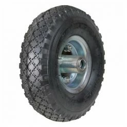 WOLFPACK Ruota Ruota Ruote Pneumatiche Borse Zincate Cerchio Off-center Asse Ø 20 Mm.