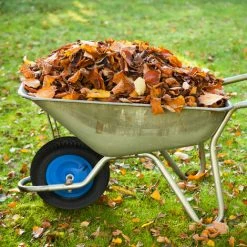 Relaxdays Roue De Brouette 4.80 4.00-8, Avec Air, De Secours, Jante En Acier, Pour Diable, Noir/bleu -chariot de jardin Soldes 2024 31800883 3