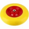 DAZHOM Roue De Secours PU Anti-coup De Couteau Jaune 4.00-8 Avec Arbre