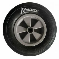 RIBIMEX Roue Gonflable Pour Brouette 400mm Axe 25 Mm Avec Roulements à Aiguilles
