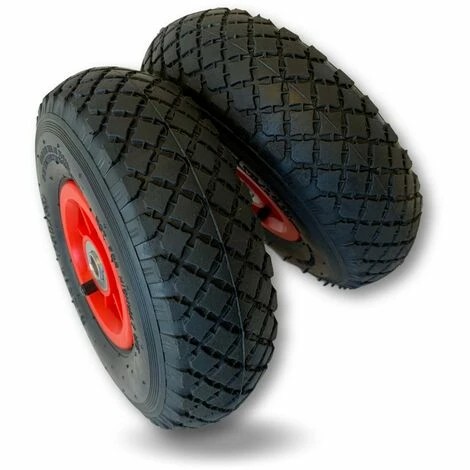 KIBROS Roue De Brouette Increvable Ø 400 Mm * 63 Mm | Axe 22 Mm * 90 Mm - A L'unité - Jante Synthétique Par Deux 2 KIBROS Roue De Brouette Increvable Ø 400 Mm * 63 Mm | Axe 22 Mm * 90 Mm - A L'unité - Jante Synthétique Par Deux – Image 2