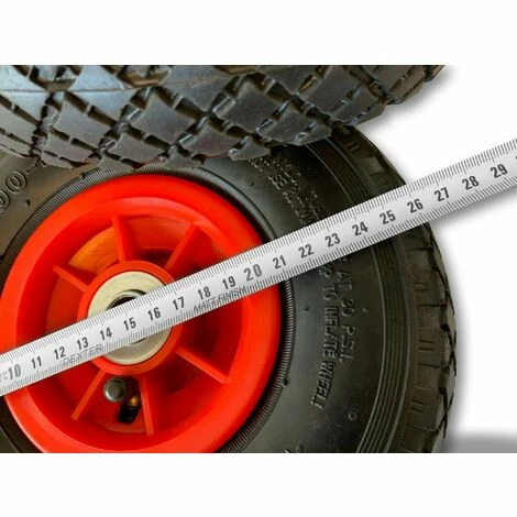 KIBROS Roue De Brouette Increvable Ø 400 Mm * 63 Mm | Axe 22 Mm * 90 Mm - A L'unité - Jante Synthétique Par Deux 4 KIBROS Roue De Brouette Increvable Ø 400 Mm * 63 Mm | Axe 22 Mm * 90 Mm - A L'unité - Jante Synthétique Par Deux – Image 4