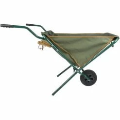 TRUE DEAL Esschert Brouette Pliable Vert GT138 -chariot de jardin Soldes 2024 34525028 3