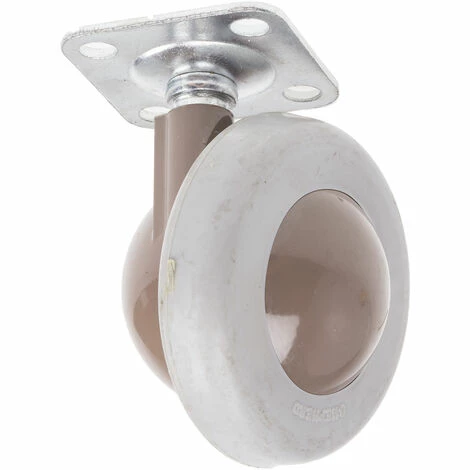 Roulettes Industrielles Pivotante RS PRO, Diam 56mm, 50kg ( Prix Pour Paquet De 2 ) 1 Roulettes Industrielles Pivotante RS PRO, Diam 56mm, 50kg ( Prix Pour Paquet De 2 )