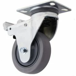 Roulettes Industrielles Pivotant Avec Frein RS PRO, Diam 100mm, 75kg ( Prix Pour 1 )