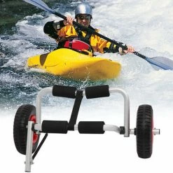 ASUPERMALL Chariot De Kayak Pliable Leger Portatif, Chariot De Remorque De Transport De Chariot De Chariot De Chariot, Roues Detachables -chariot de jardin Soldes 2024 34959597 3