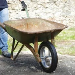 OXEO Roue De Brouette Increvable Jante Métal -chariot de jardin Soldes 2024 35617159 5