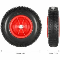 HAPPYSHOPPING Roue De Pneu Anti-crevaison 1pc 8 "/10" Pour Pneu De Remplacement De Chariot De Chariot De Canoe-kayak, Modele : 8 -chariot de jardin Soldes 2024 35986712 4