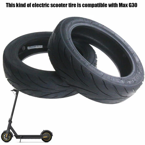 HAPPYSHOPPING Pneu Sous Vide Compatible Avec Le Pneu Sous Vide Max G30 Avec Buse D'air Pneu Sous Vide Pour Scooter Pneu Exterieur Pieces De Pneu Pour Scooter Electrique Roue De Pneu, Modele: Noir 3 HAPPYSHOPPING Pneu Sous Vide Compatible Avec Le Pneu Sous Vide Max G30 Avec Buse D'air Pneu Sous Vide Pour Scooter Pneu Exterieur Pieces De Pneu Pour Scooter Electrique Roue De Pneu, Modele: Noir – Image 3