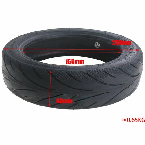 HAPPYSHOPPING Pneu Sous Vide Compatible Avec Le Pneu Sous Vide Max G30 Avec Buse D'air Pneu Sous Vide Pour Scooter Pneu Exterieur Pieces De Pneu Pour Scooter Electrique Roue De Pneu, Modele: Noir 4 HAPPYSHOPPING Pneu Sous Vide Compatible Avec Le Pneu Sous Vide Max G30 Avec Buse D'air Pneu Sous Vide Pour Scooter Pneu Exterieur Pieces De Pneu Pour Scooter Electrique Roue De Pneu, Modele: Noir – Image 4