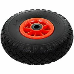 HAPPYSHOPPING Roue De Diable 4 Pcs PU Solide 3.00-4 (260 X 85 Mm) -chariot de jardin Soldes 2024 39451481 5