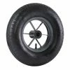 2GT Roue Brouette à Pneu Diamètre 400 X 100 Alésage 25 Longueur De Moyeu 76 Mm Roulement à Rouleaux