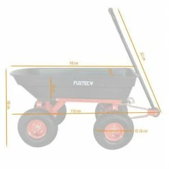 Chariot à Benne Basculante - FUXTEC FX-KW2175 - 300kg 7 Chariot à Benne Basculante - FUXTEC FX-KW2175 - 300kg -chariot de jardin Soldes 2024 42490090 3