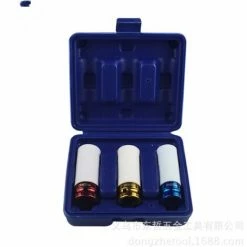 THSINDE Set De Douilles De Serrage, Douilles à Impact Manchon De Pneu Couleur 17mm 19mm 21mm