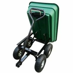 Herzberg HG-8028-50: Chariot à Benne à Roue 50L -chariot de jardin Soldes 2024 42878795 3