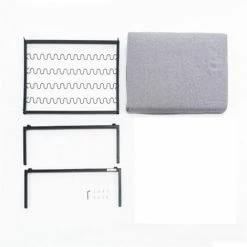 ORGANNICE Fauteuil TV Inclinable Fauteuil Inclinable Avec Repose-jambes Réglable Et Fonction D'inclinaison - Couleur Polyester Au Choix - Gris -chariot de jardin Soldes 2024 44089985 4