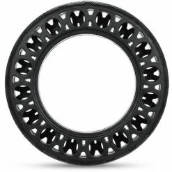 HAPPYSHOPPING 60/70-6.5 Scooter Electrique Pneu Solide En Caoutchouc Nid D'abeille Pneu Antiderapant Amortisseur Pneu Solide Pour Scooter Electrique Ninebot Max G30, Modele: Noir