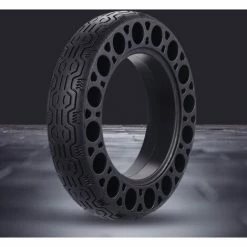 HAPPYSHOPPING 60/70-6.5 Scooter Electrique Pneu Solide En Caoutchouc Nid D'abeille Pneu Antiderapant Amortisseur Pneu Solide Pour Scooter Electrique Ninebot Max G30, Modele: Noir -chariot de jardin Soldes 2024 45564505 3