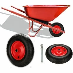 Hengda 480 / 400-8 Roue De Brouette En PU Gonflable Avec Pneumatiques Roue De Secours Avec Axe | Axe Ø 390 Mm Pour Charrettes à Bras 6 Hengda 480 / 400-8 Roue De Brouette En PU Gonflable Avec Pneumatiques Roue De Secours Avec Axe | Axe Ø 390 Mm Pour Charrettes à Bras -chariot de jardin Soldes 2024 46296842 3
