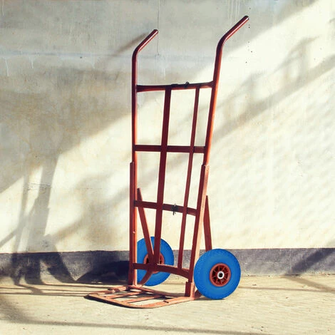 RELAXDAYS Roue De Diable, 2x Roue De Brouette Caoutchouc, 3.00-4", 260 X 85 Mm, Pour Axe De 20 Mm, Bleu-rouge 3 RELAXDAYS Roue De Diable, 2x Roue De Brouette Caoutchouc, 3.00-4", 260 X 85 Mm, Pour Axe De 20 Mm, Bleu-rouge – Image 3