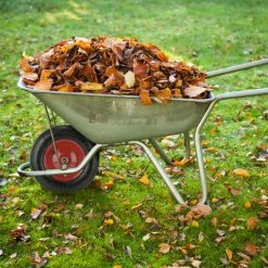 Relaxdays Roue De Brouette 4.80 4.00-8, Pneu De Rechange, De Secours, 4PR, Avec Air, Jante En Acier, Noir/blanche -chariot de jardin Soldes 2024 48740938 3