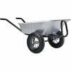 FP Brouette Expert Twin Galv. 150 L, Roue Gonflable