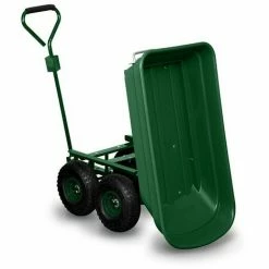 TERRE JARDIN Chariot De Jardin 4 Roues - 52 Litres Capacité 120 Kg -chariot de jardin Soldes 2024 5069211 3