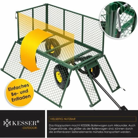 Kesser® Chariot De Transport 550 Kg Chariot De Transport Chariot De Jardinage Chariot à Outils Chariot Bras NOUVEAU 3 Kesser® Chariot De Transport 550 Kg Chariot De Transport Chariot De Jardinage Chariot à Outils Chariot Bras NOUVEAU – Image 3