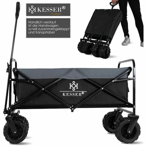 KESSER® Chariot à Roulettes Pliable à Pneus Larges | Chariot De Transport | Remorque De Transport | Charrette à Bras | 2 Poches En Mesh Fournies | Pliable | Pneus Pleins En Caoutchouc | Capacité De Charge Maximum De 80 Kg 3 KESSER® Chariot à Roulettes Pliable à Pneus Larges | Chariot De Transport | Remorque De Transport | Charrette à Bras | 2 Poches En Mesh Fournies | Pliable | Pneus Pleins En Caoutchouc | Capacité De Charge Maximum De 80 Kg â Image 3