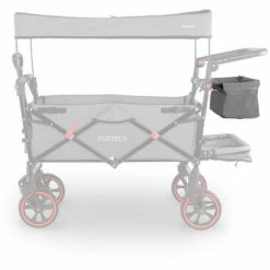 FUXTEC - Sac Arrière Gris Chariot Premium Cruiser