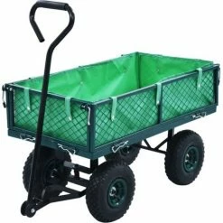Topdeal Chariot à Main De Jardin Vert 250 Kg