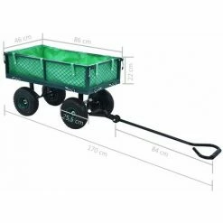 Topdeal Chariot à Main De Jardin Vert 250 Kg -chariot de jardin Soldes 2024 52093740 5