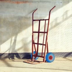 Relaxdays Roue De Brouette, Caoutchouc, 3.00-4", 2x Roue De Rechange, Pour Axe De 25 Mm, 260x85 Mm, Bleu-rouge -chariot de jardin Soldes 2024 52202145 3