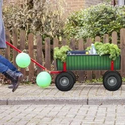 Relaxdays Roue De Diable Roue Brouette Set De 2, Roue De Rechange, Caoutchouc 3.00-4, 100 Kg, 260 X 85 Mm, Noir -chariot de jardin Soldes 2024 52202305 4