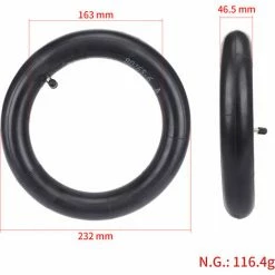 ASUPERMALL 80/65-6 Chambre A Air 255X80 Pneu Interieur De Scooter Electrique Pneu Pneumatique De Remplacement Epaissi De 10 Pouces, Noir -chariot de jardin Soldes 2024 53338175 4