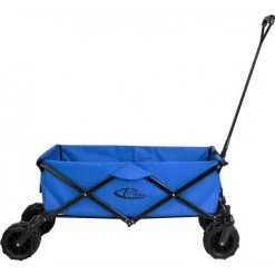 HELLOSHOP26 Chariot De Jardin Pliable 80 Kg Tout-terrain Outils Jardinage Bleu - Bleu -chariot de jardin Soldes 2024 53604110 3