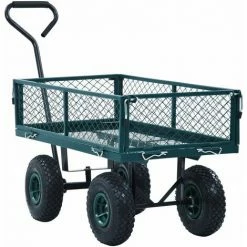 LITZEE Chariot à Main De Jardin Vert 250 Kg # -chariot de jardin Soldes 2024 53659597 3