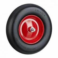 JARDIBRICODECO Roue De Brouette En Caoutchouc