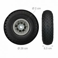 JARDIBRICODECO Roue De Brouette Increvable 3.00-4 -chariot de jardin Soldes 2024 55316160 4