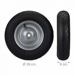 JARDIBRICODECO Roue De Brouette 4.80 4.00-8 -chariot de jardin Soldes 2024 55316161 4