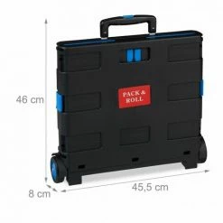 JARDIBRICODECO Chariot De Courses Pliable -chariot de jardin Soldes 2024 55316261 5